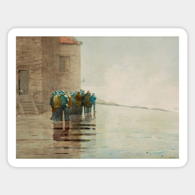 The Life Brigade by Winslow Homer Sticker by Classic Art Stall